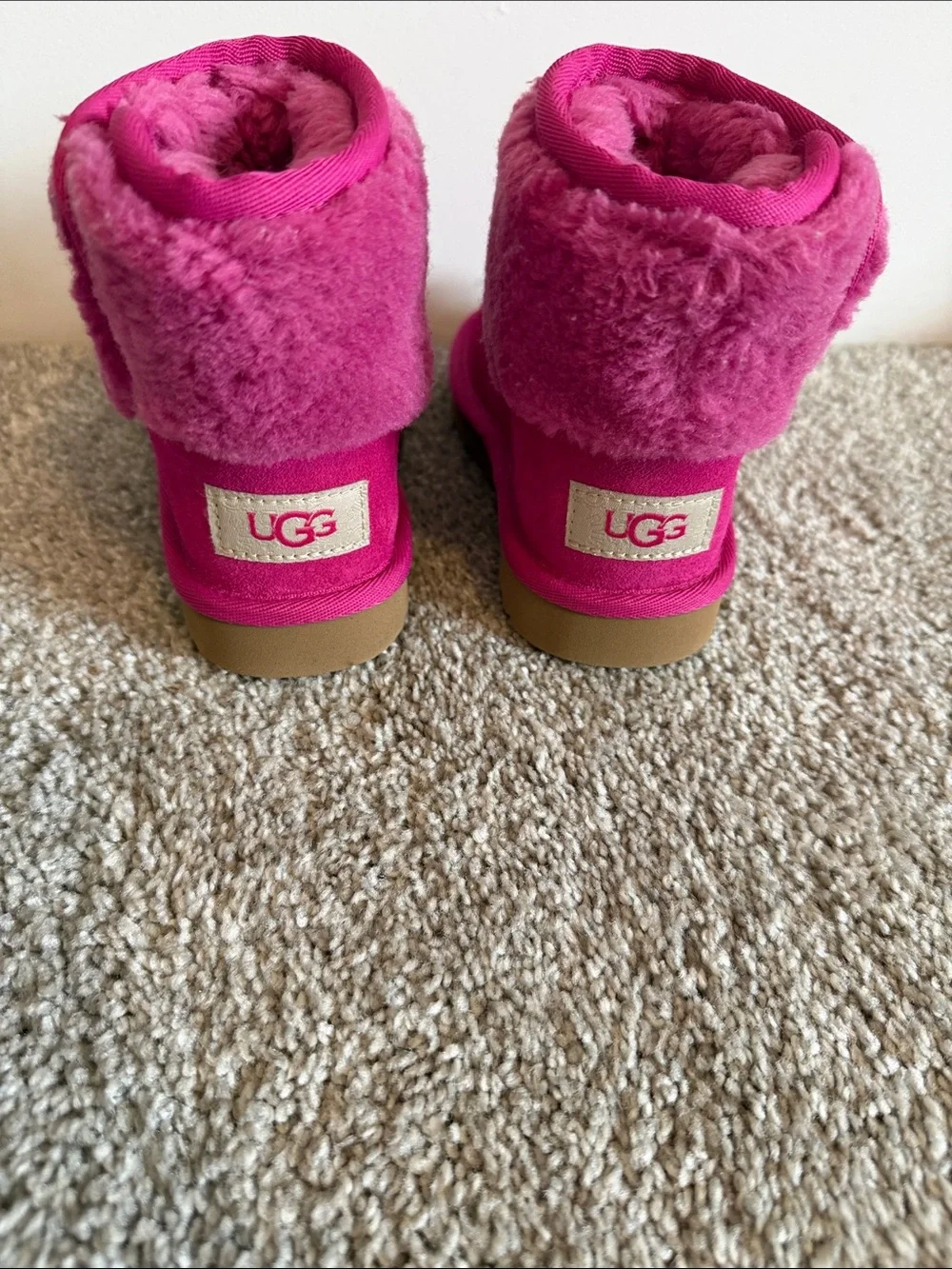 UGG Kids Classic Jona Luxury Boot Hot Pink